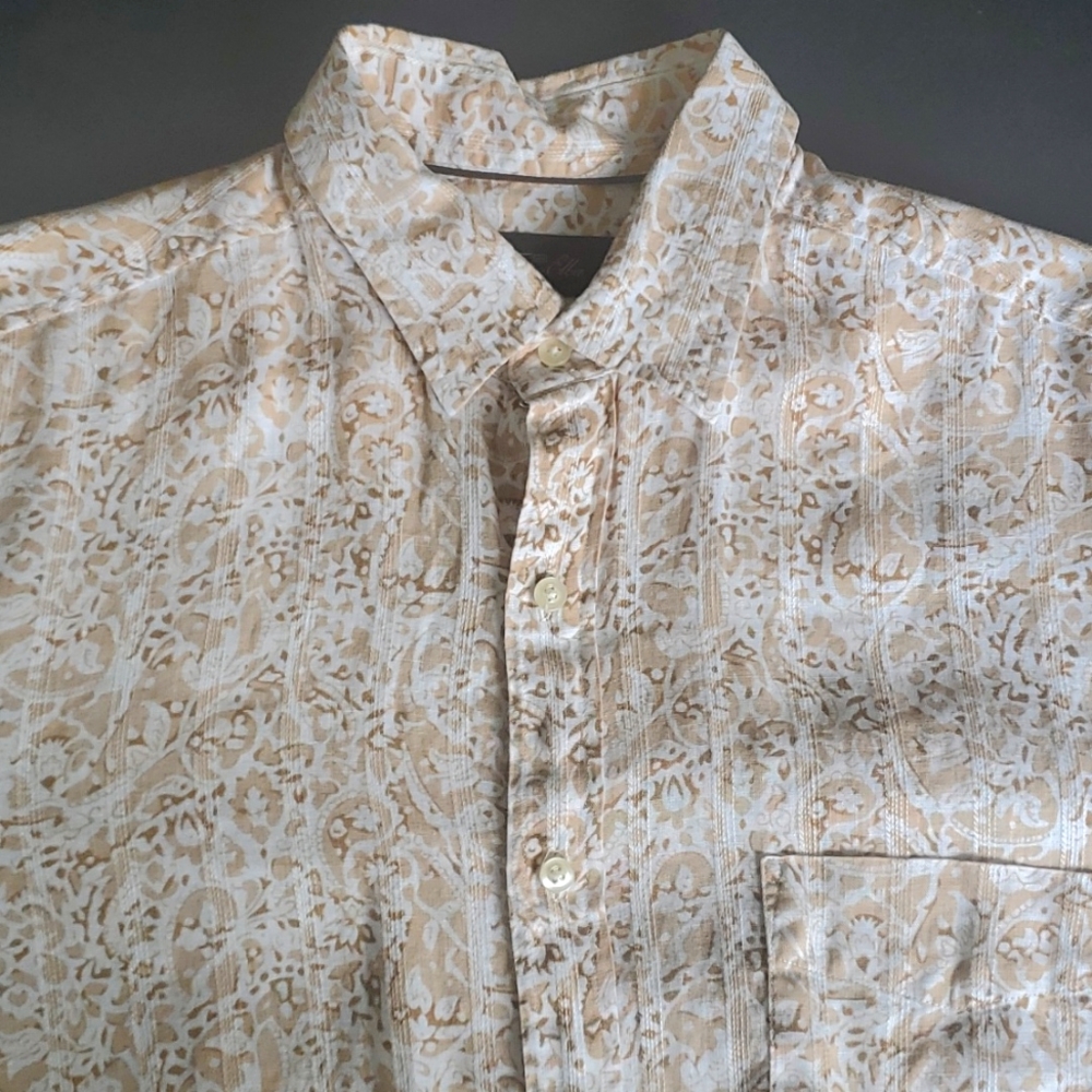 Tasso Elba Linen Dress Shirt